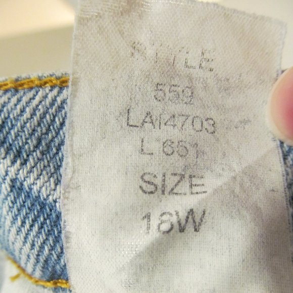 Vintage 80s 90s Route 66 Womens Jeans Light Wash Size 18 18W (35 x 30) - Picture 11 of 12